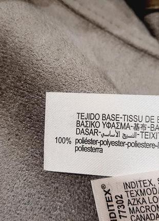 Zara сорочка куртка зі штучної шкіри хакі зелений7 фото