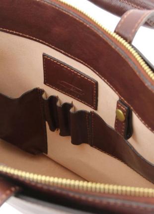 Palermo - женский портфель на 3 отделения из кожи tuscany leather tl1413437 фото