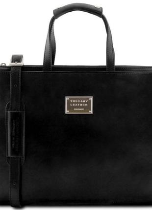 Palermo - женский портфель на 3 отделения из кожи tuscany leather tl141343