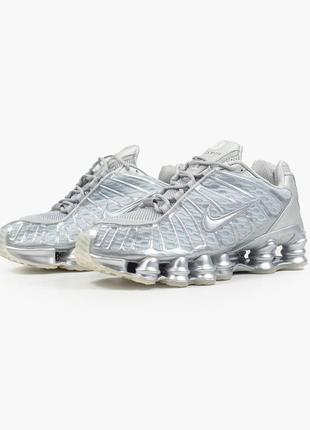 Nike shox tl silver, чоловічі кросівки найк шокс, кросівки чоловічі найк5 фото