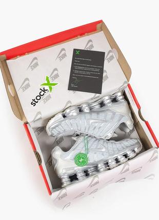 Nike shox tl silver, чоловічі кросівки найк шокс, кросівки чоловічі найк9 фото