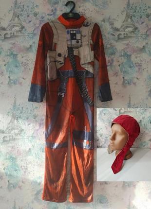 Poe dameron costume for kids - star wars,пілот повстанців за дэмерон,пілот,льотчик,костюм льотчика зоряні війни1 фото