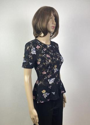 Мереживною топ з вишивкою2 фото