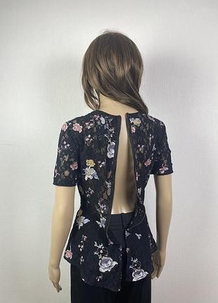 Мереживною топ з вишивкою5 фото