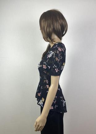 Мереживною топ з вишивкою3 фото