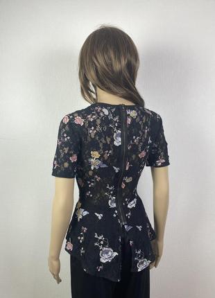 Мереживною топ з вишивкою4 фото