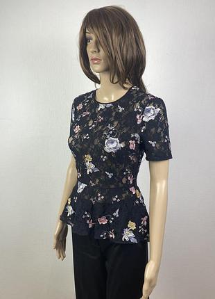 Мереживною топ з вишивкою7 фото