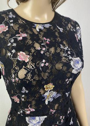 Мереживною топ з вишивкою8 фото