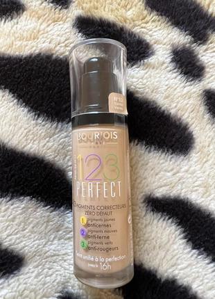 Тональный крем bourjois 123 perfect 52 vanilla