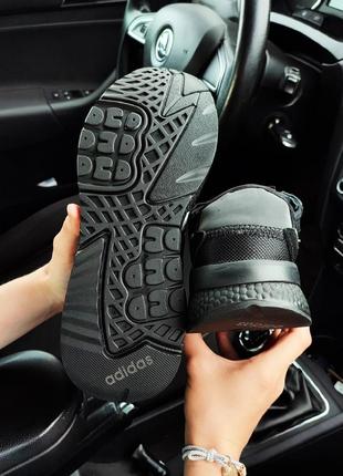 Кросівки чоловічі, кроссовки adidas nite jogger черные🔥3 фото