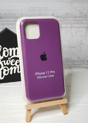 Чохол на iphone 11 pro з захищеним низом silicone case чехол для айфон с закрытым низом