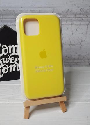 Чохол на iphone 11 pro з захищеним низом silicone case чехол для айфон с закрытым низом