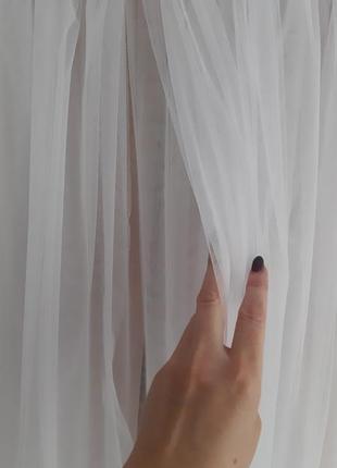 Прозрачная юбка на запах5 фото