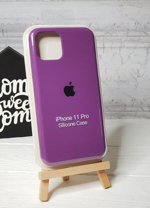 Чохол на iphone 11 pro з захищеним низом silicone case чехол для айфон с закрытым низом