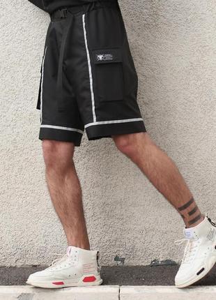Шорты с рефлективным кантом