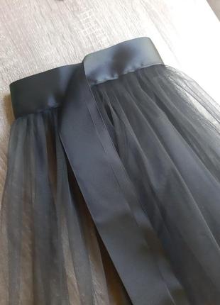 Прозрачная юбка из фатина2 фото