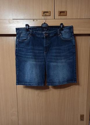 Шикарные джинсовые шорты 58, батал