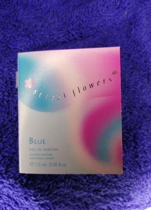 Пробник парфум secret blue flowers