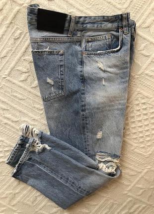 Джинсы bershka denim straight vintage relax fit