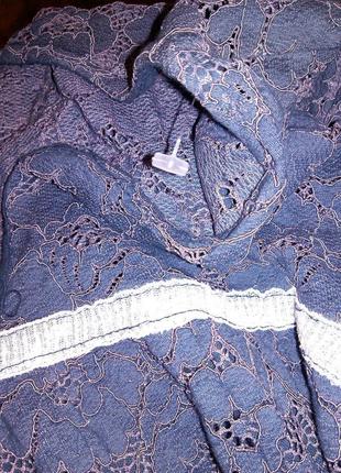 Гіпюрова-мереживна,чарівна блузка-туніка з паєтками,великого розміру-оверсайз9 фото