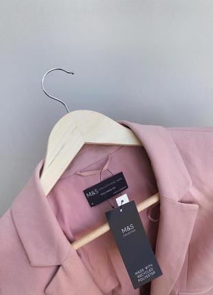 Новий рожевий піджак m&s collection