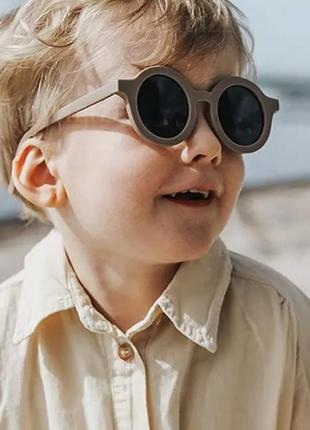 Окуляри в стилі ретро для діток очкп сонцезахисні3 фото