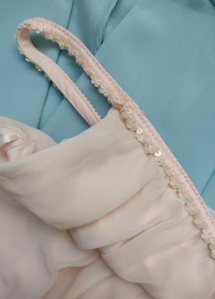 Ніжна персикова сукня на бретелях, розмір 344 фото