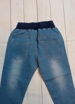 Легенькі джинси на резинці на зріст 116-122. угорщина2 фото