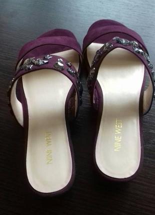 Новые блестящие шлепанцы nine west2 фото