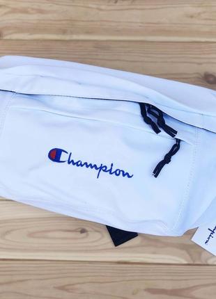 Поясна сумка champion belt bag white1 фото