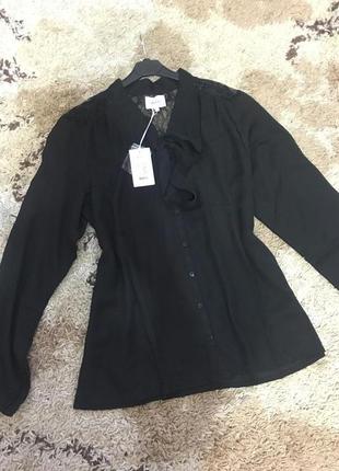 Шикарная блуза zizzi fasion с ажурными плечами3 фото