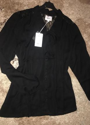 Шикарная блуза zizzi fasion с ажурными плечами4 фото