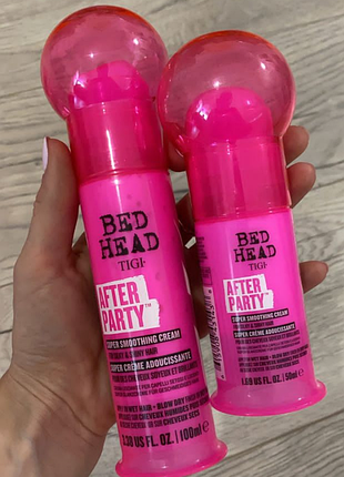 Розгладжуючий крем для укладання та рестайлінгу tigi bed head after party smoothing cream