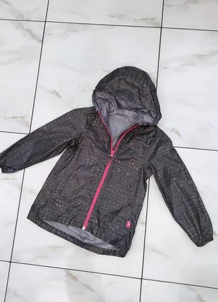 Дитяча водонепроникна куртка-вітровка дощовик quechua 4-6 років 104-110-116см