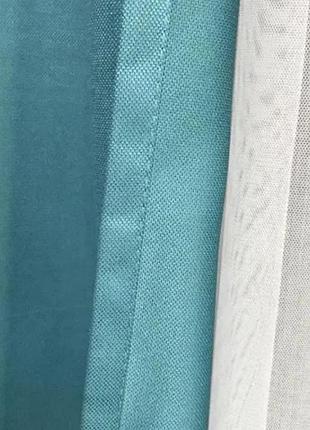 Готовые шторы для кухни спальни квартиры, в комнату зал кухню 200x270 cm (2 шт)