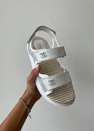 Женские сандали chanel dad sandal mesh5 фото