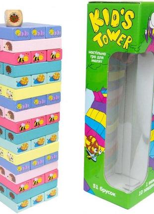 Розважальна гра 30863 (укр) "kid's tower", в кор-ці 28-8,2-8,2 см