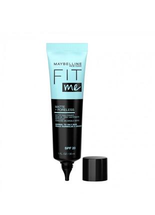 Матирующий праймер maybelline new york fit me