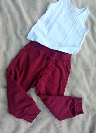 Спортивні штани, майка 4-5р, оvs