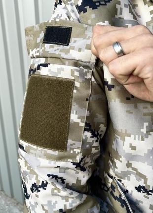 Костюм пиксель. штаны и куртка. ткань военного образца. тактический3 фото