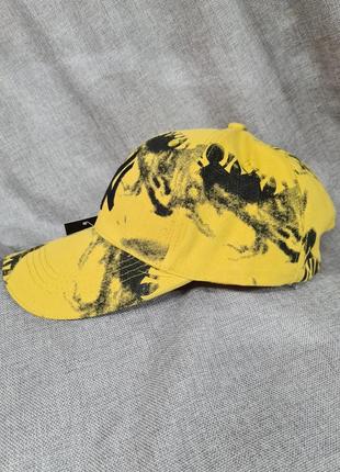 Бейсболка кепка блайзер унисекс,  жёлтая бейсболка, яркая летняя бейсболка5 фото