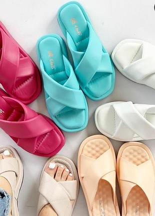 Мягкнькие найзручніші тапки,шкіра, туреччина 🇹🇷.