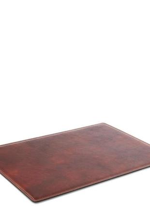 Tl141892 кожаный рабочий коврик бювар на стол от tuscany7 фото