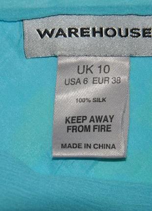 Шикарная легкая блуза из натурального шелка warehouse5 фото