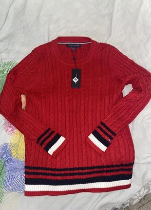 Отличные яркие оригинальный женский свитер tommy hilfiger оригинал