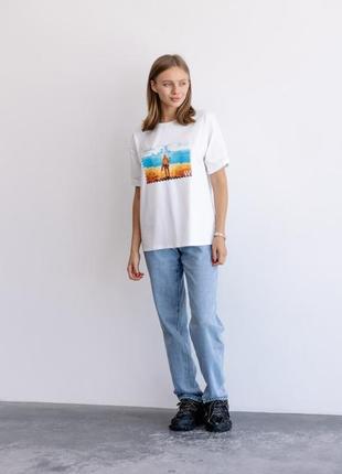 Футболка з принтом