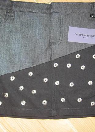 . Нова джинсова спідниця "emanuel ungaro" р.46