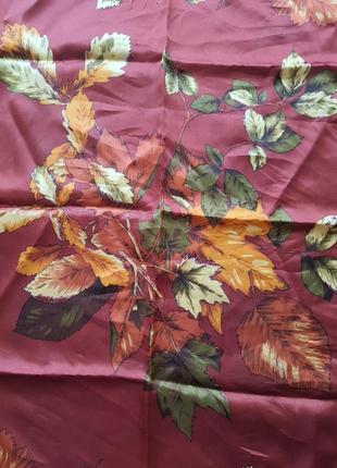 Японский винтажный сатиновый платок, hammura, made in japan5 фото