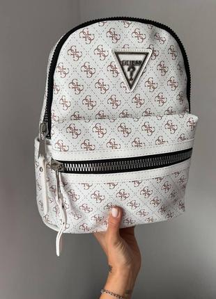 Стильний жіночий білий рюкзак NYL01 guess2 фото