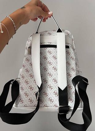 Стильний жіночий білий рюкзак NYL01 guess5 фото